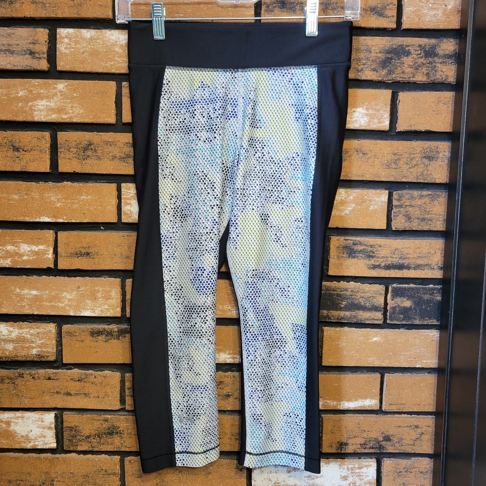 Under Armour Women's Medium Compression Leggings Multi Color Polka Dot Heat Gear